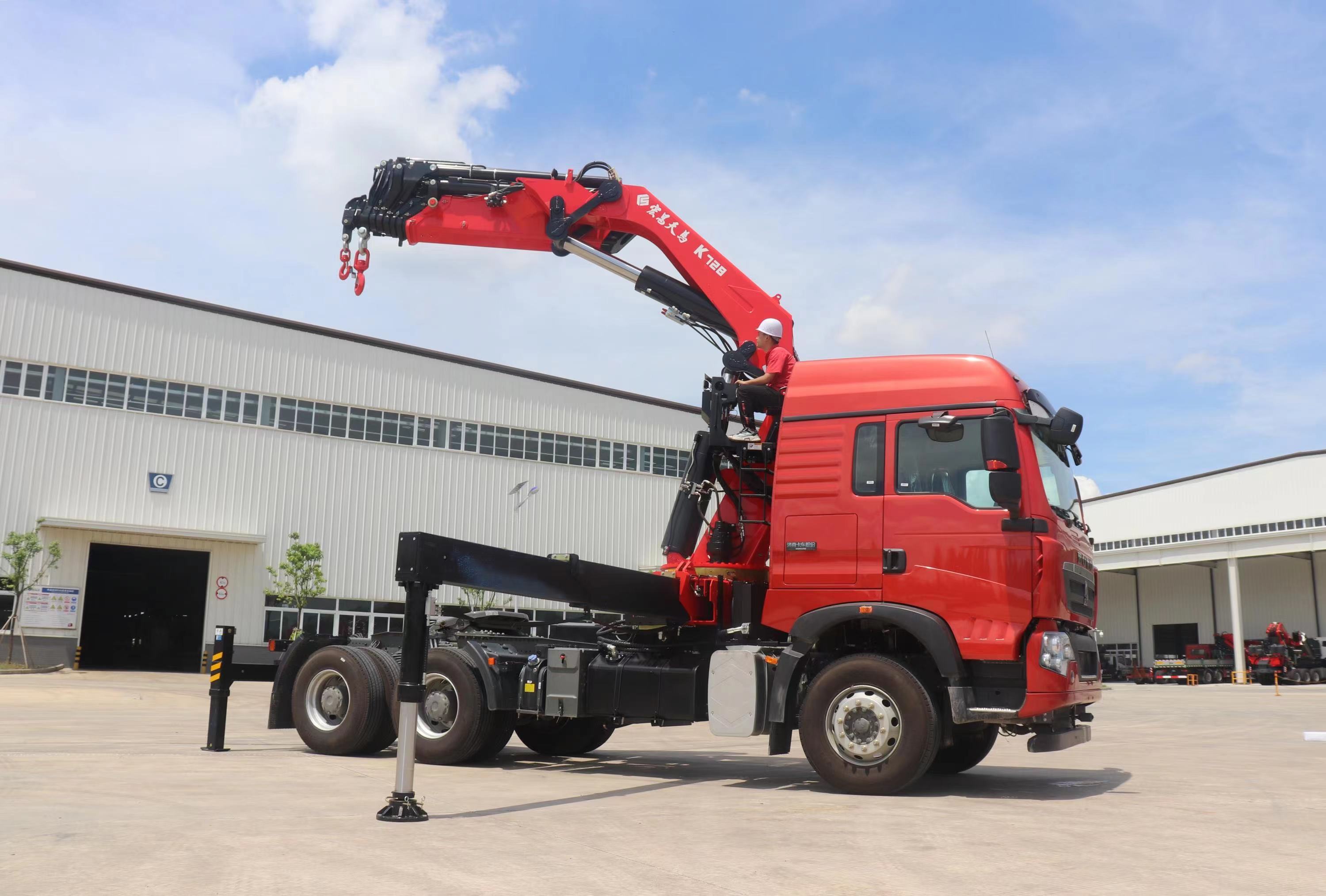 HBCT800-7 hydraulic knuckle boom truck mounted crane 37.5 ton for sale