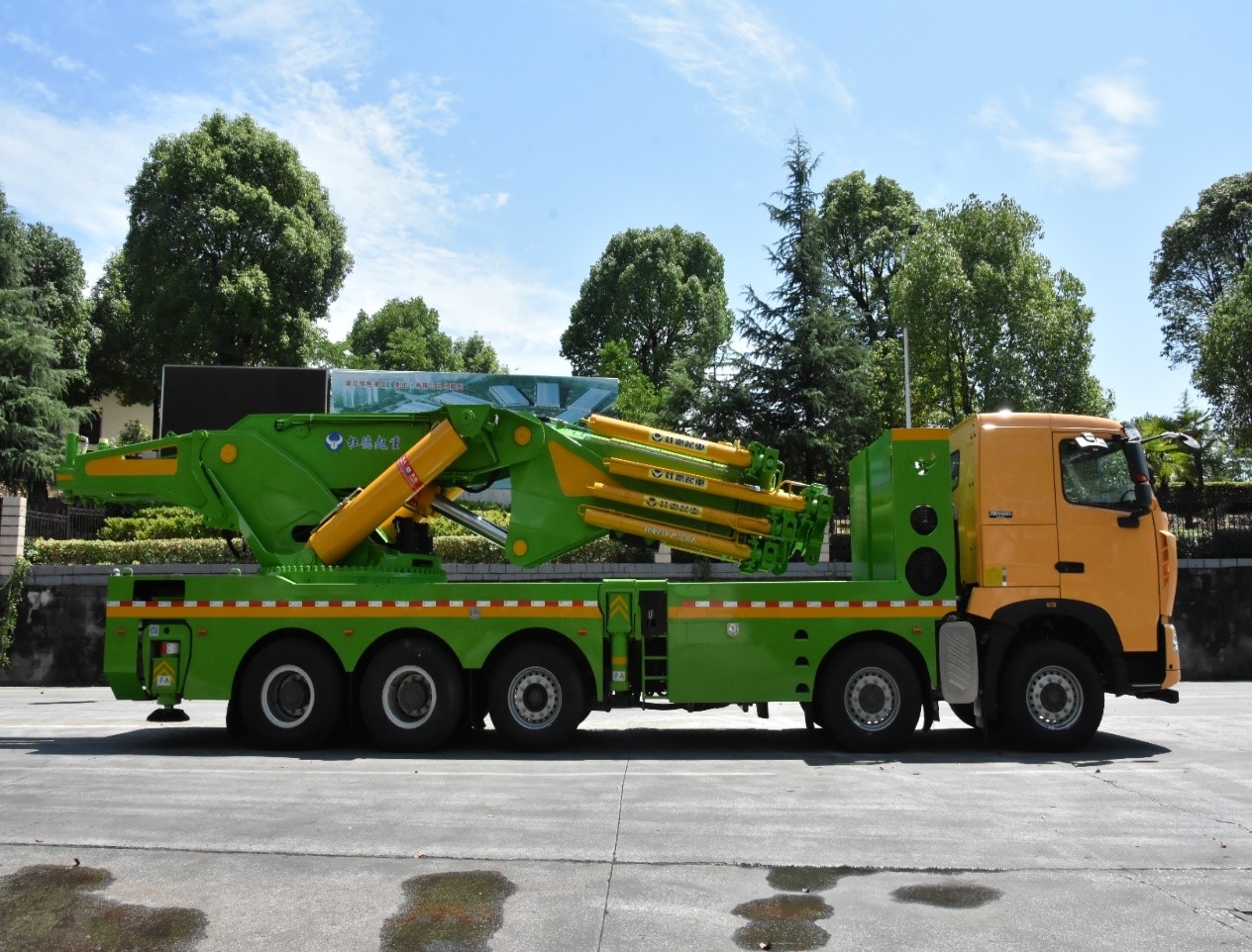 HBCT2280-9 hydraulic knuckle boom truck mounted crane 58 ton from factory