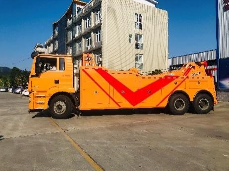 HBCT5180TQZL6A  4×2 Heavy-duty combined Wrecker truck-Delong from China manufacturer